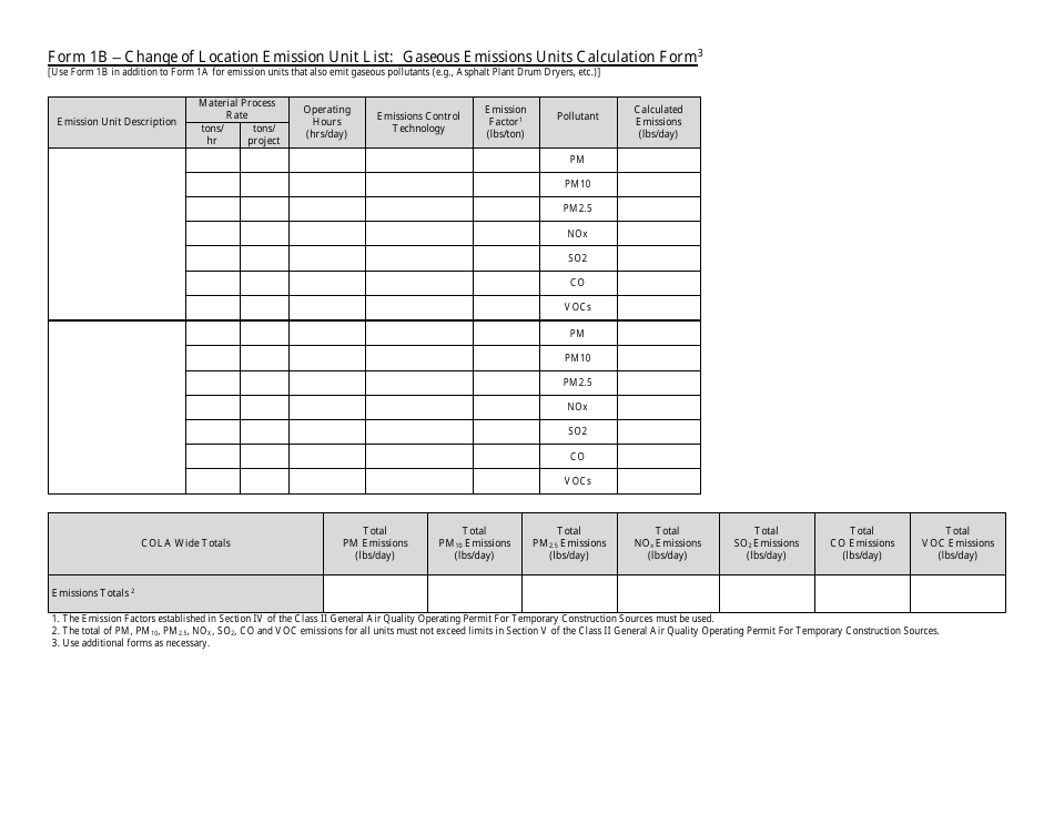Change of Location Approval Request for Temporary Construction Sources - Hot Mix Asphalt Plants / Concrete Batch Plants / Sand  Gravel Processing Plants - Nevada, Page 6