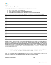 Confidentiality Request Form - Nevada, Page 2