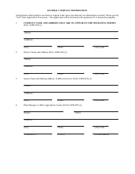 Administrative Amendment Application Form - Nevada, Page 3
