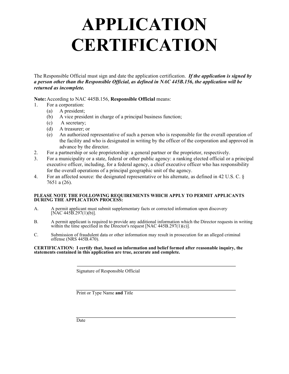 Nevada Administrative Amendment Application Form Fill Out Sign Online And Download Pdf 7810