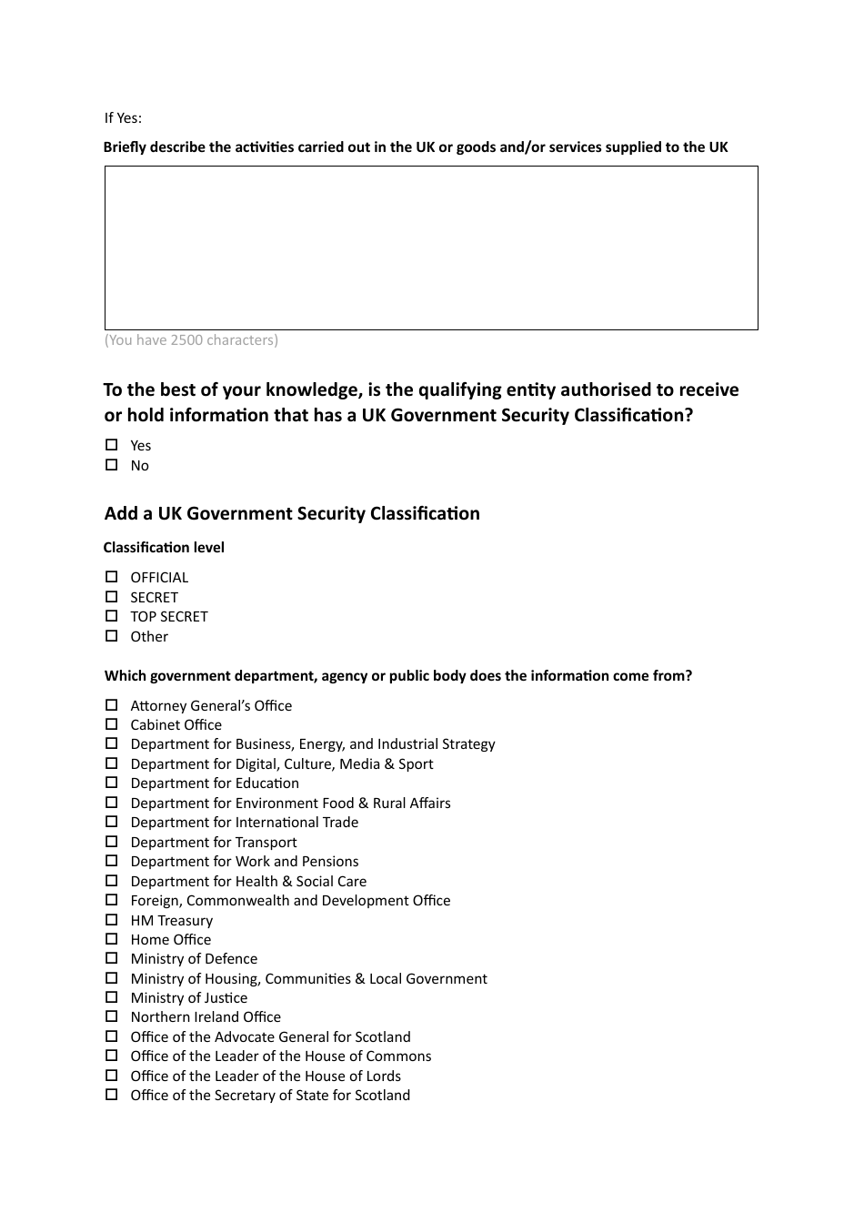 Retrospective National Security and Investment (Nsi) Act Validation Form - United Kingdom, Page 13
