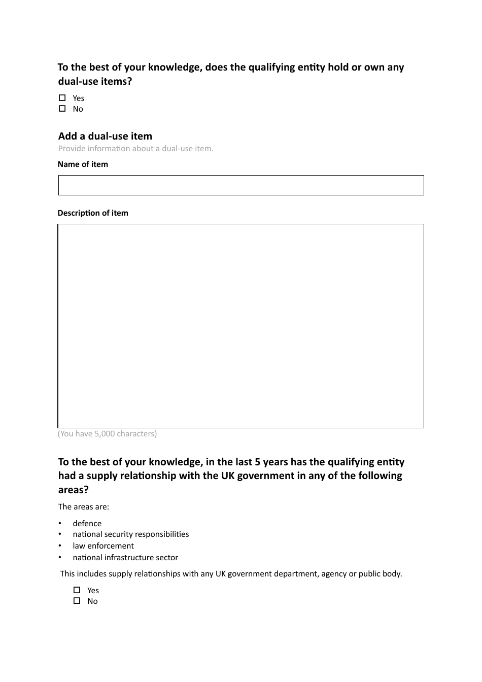 Retrospective National Security and Investment (Nsi) Act Validation Form - United Kingdom, Page 15