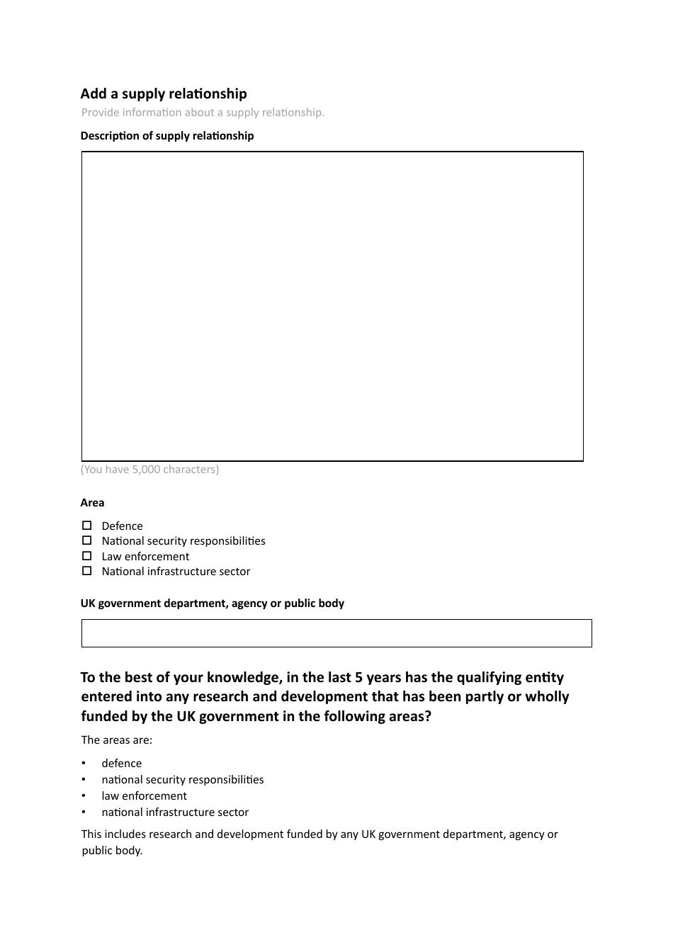 Retrospective National Security and Investment (Nsi) Act Validation Form - United Kingdom, Page 16