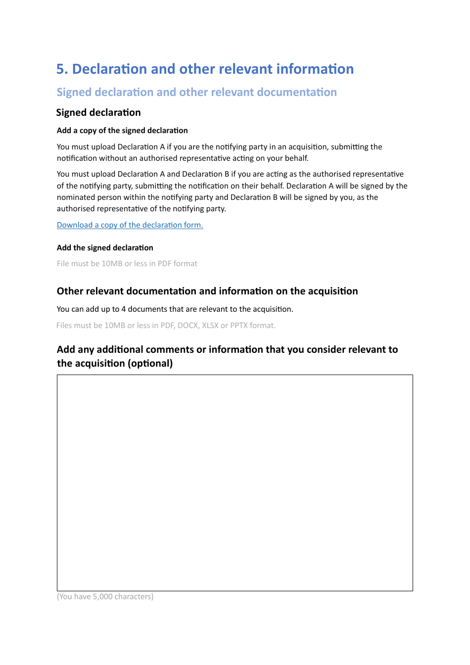 Retrospective National Security and Investment (Nsi) Act Validation Form - United Kingdom, Page 24
