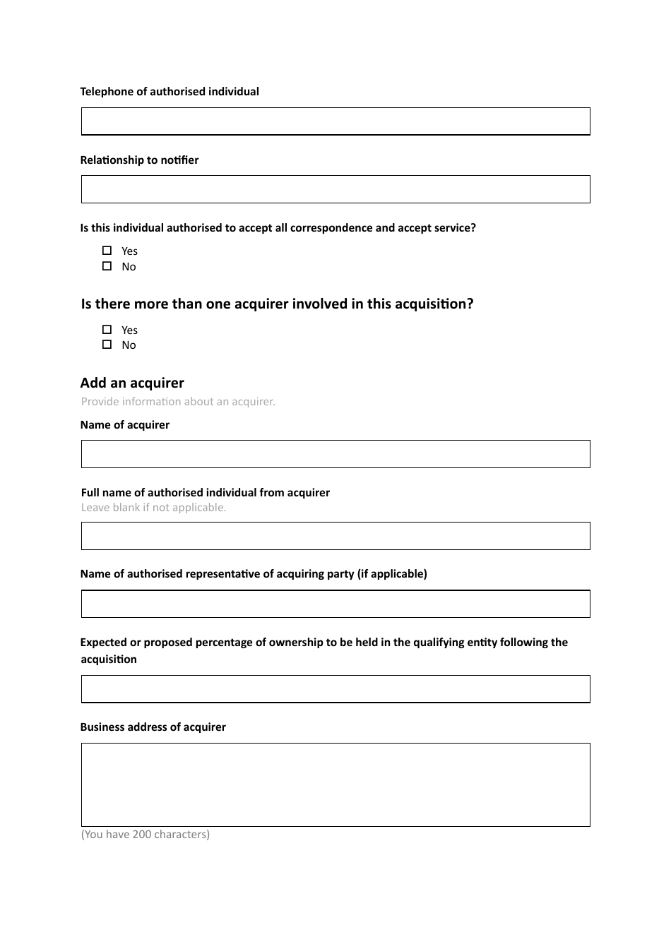 United Kingdom Retrospective National Security and Investment (Nsi) Act ...