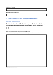 Retrospective National Security and Investment (Nsi) Act Validation Form - United Kingdom, Page 5