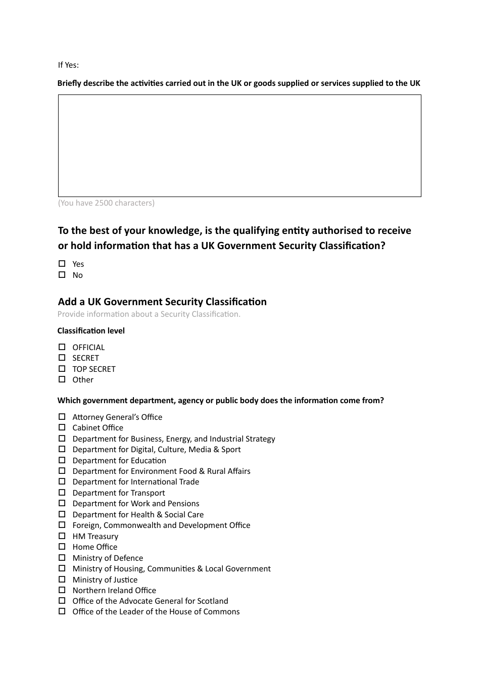 Voluntary National Security and Investment (Nsi) Act Notification - United Kingdom, Page 14