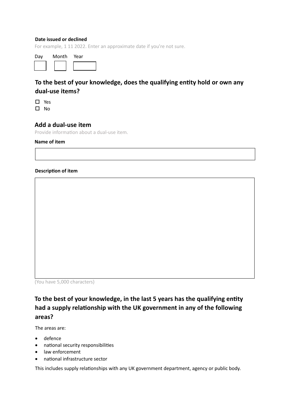 Voluntary National Security and Investment (Nsi) Act Notification - United Kingdom, Page 16