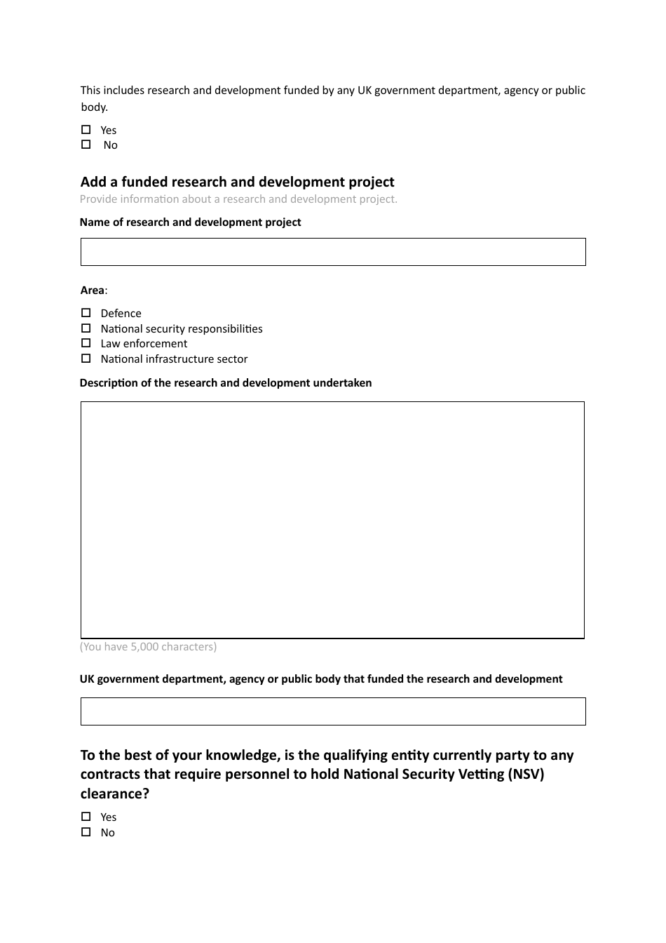 Voluntary National Security and Investment (Nsi) Act Notification - United Kingdom, Page 18