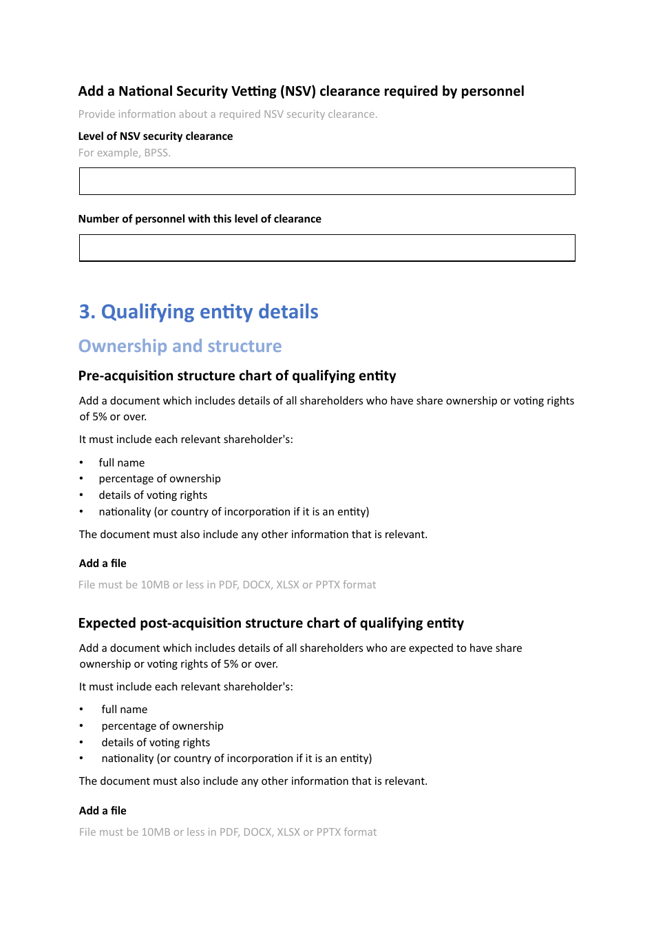 Voluntary National Security and Investment (Nsi) Act Notification - United Kingdom, Page 19