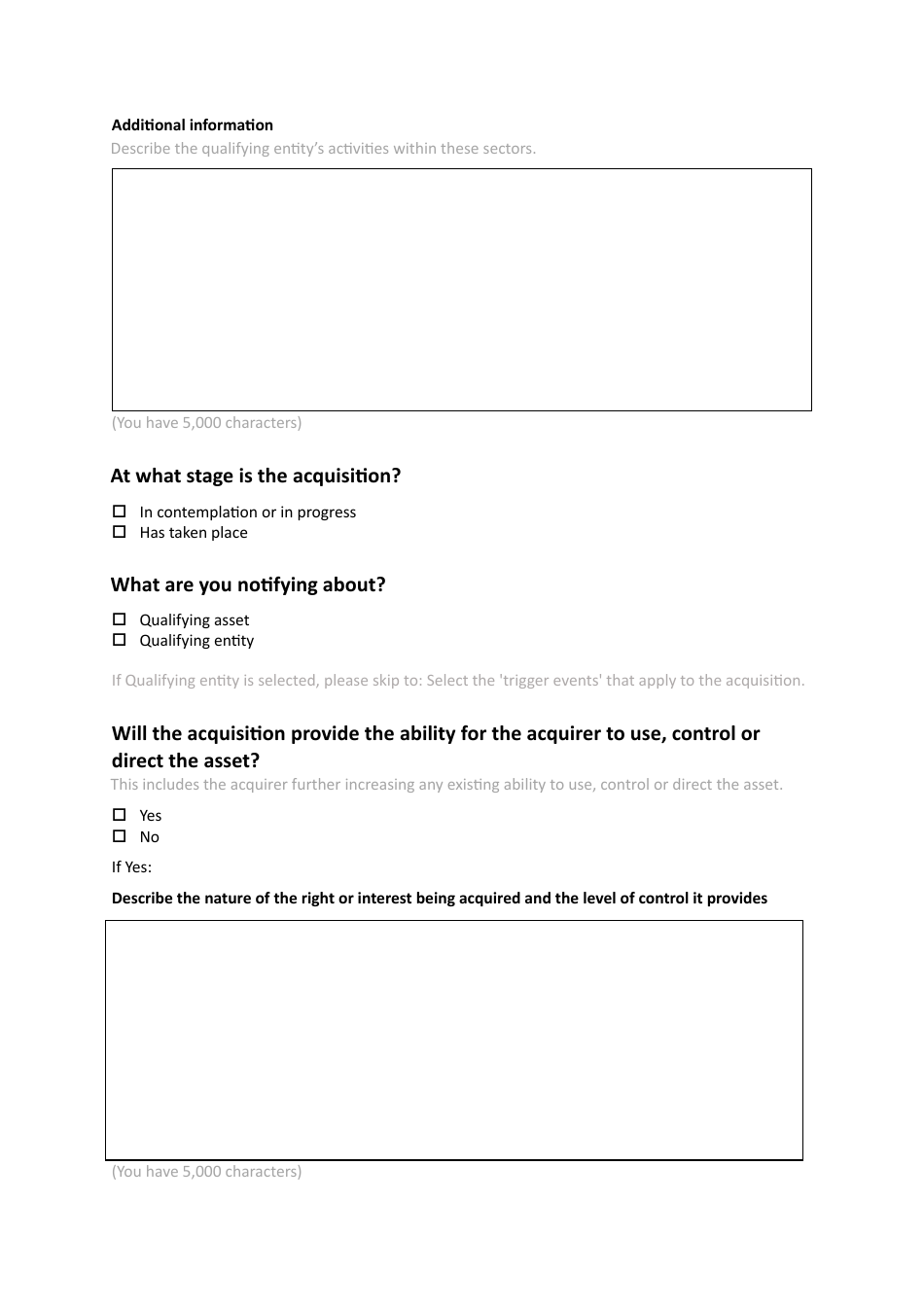 Voluntary National Security and Investment (Nsi) Act Notification - United Kingdom, Page 7