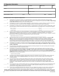 Form DCU140 Request for Personal Information Rmv Records - Massachusetts, Page 2