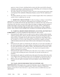 Form DIV1702 Joint Petition, Agreement, and Judgment and Decree for Marriage Dissolution With Children - Minnesota, Page 49
