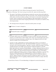 Form DIV302 Joint Petition, Agreement, and Judgment and Decree for Marriage Dissolution Without Children - Minnesota, Page 18