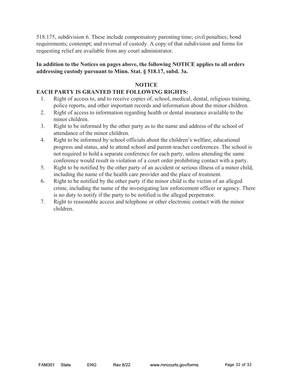 Form DIV302 Joint Petition, Agreement, and Judgment and Decree for Marriage Dissolution Without Children - Minnesota, Page 32