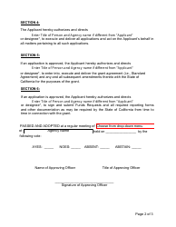 Esg Homelessness Prevention Resolution Form (For Units of General-Purpose Local Government and Jpas) - California, Page 3