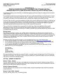 Instructions for Form F-03224 Prior Authorization Drug Attachment for Cytokine and Cell Adhesion Molecule (Cam) Antagonist Drugs for Uveitis - Wisconsin