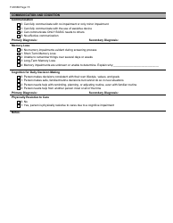 Form F-00366 Wisconsin Adult Long Term Care Functional Screen (Ltcfs) - Wisconsin, Page 15