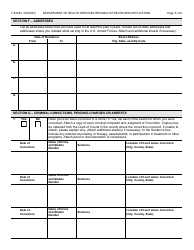Form F-83263 Rehabilitation Review Application - Wisconsin, Page 5
