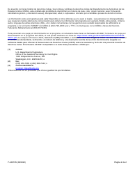 Formulario F-40019S Afirmacion De Identidad, Residencia, Ingresos O Perdida De Beneficios - Wisconsin (Spanish), Page 2