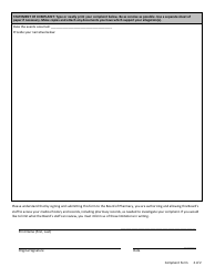 Complaint Form - Nevada, Page 2