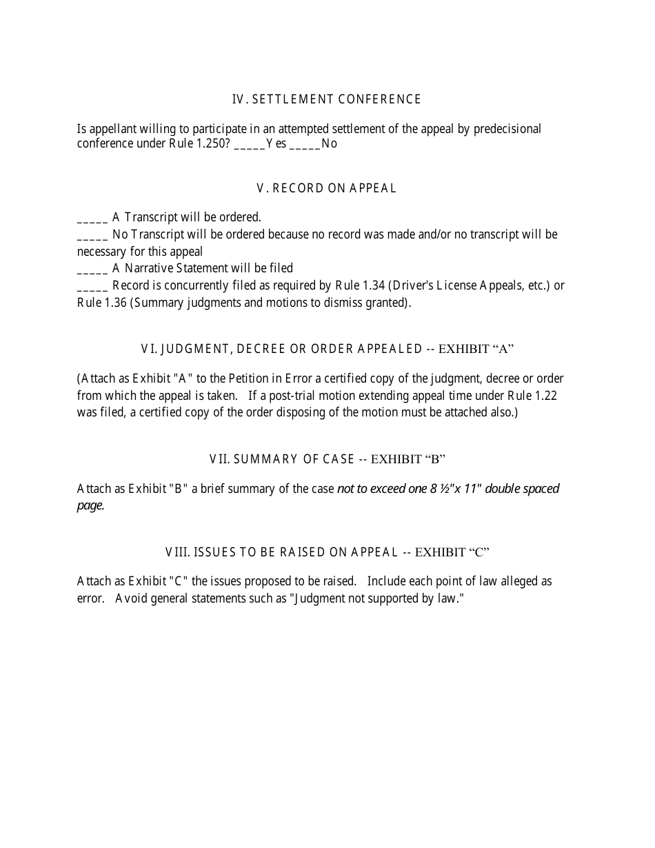 Form 5 Petition in Error - Oklahoma, Page 3