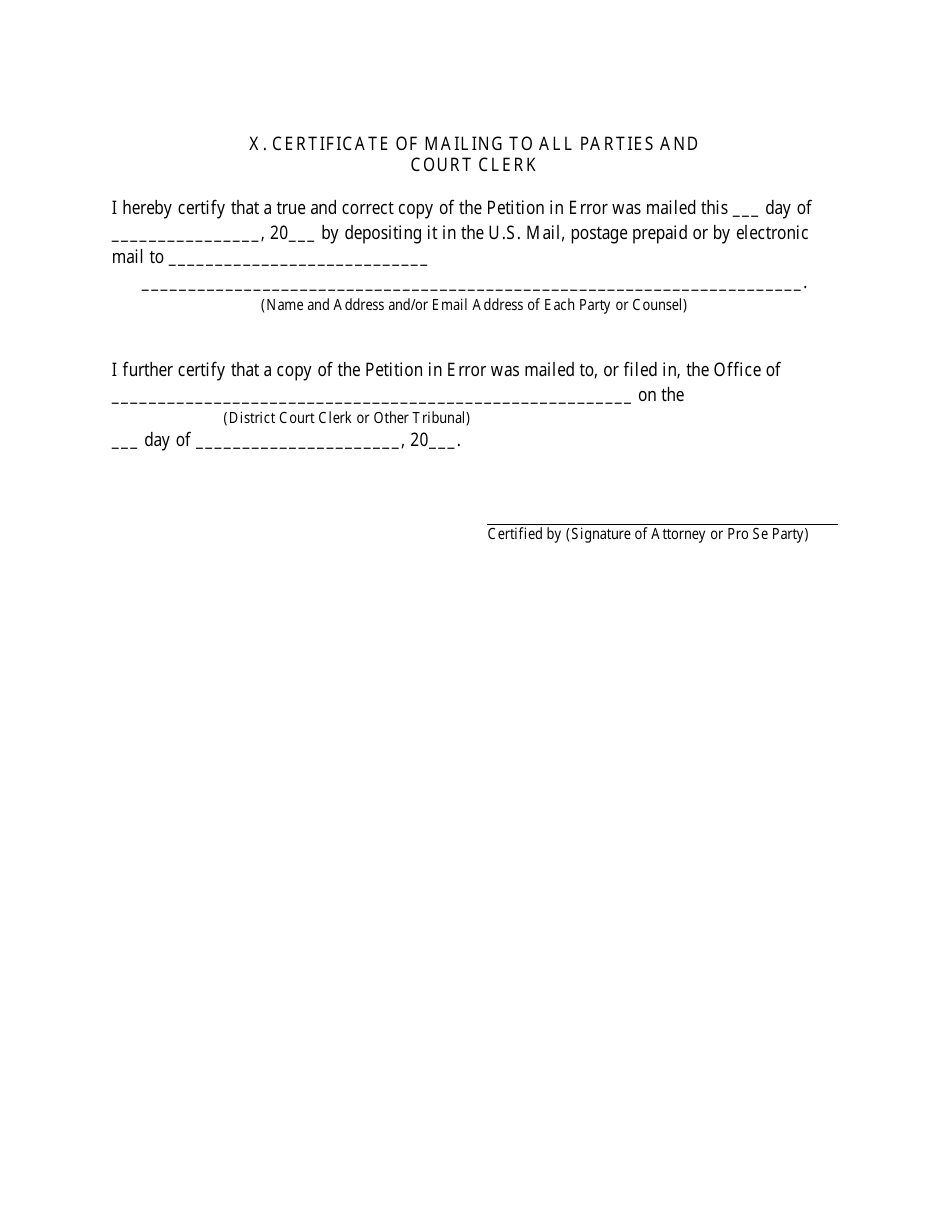 Form 5 Petition in Error - Oklahoma, Page 5