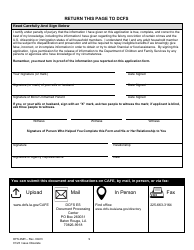 Form OFS4MR Application for Continued Assistance - Louisiana, Page 9