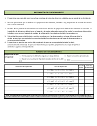 Instalacion Movil De Alimentos (Mff) Solicitud De Permiso De Funcionamiento - Inyo County, California (Spanish), Page 2