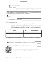 Form FEE502C Guardian Ad Litem Fee Waiver Application - Chips - Minnesota, Page 2