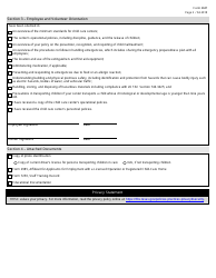 Form 2947 Child Care Center Personnel Information Record - Texas, Page 2