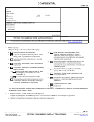 Document preview: Form CARE-100 Petition to Commence Care Act Proceedings - California