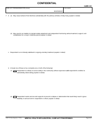 Form CARE-101 Mental Health Declaration - Care Act Proceedings - California, Page 3