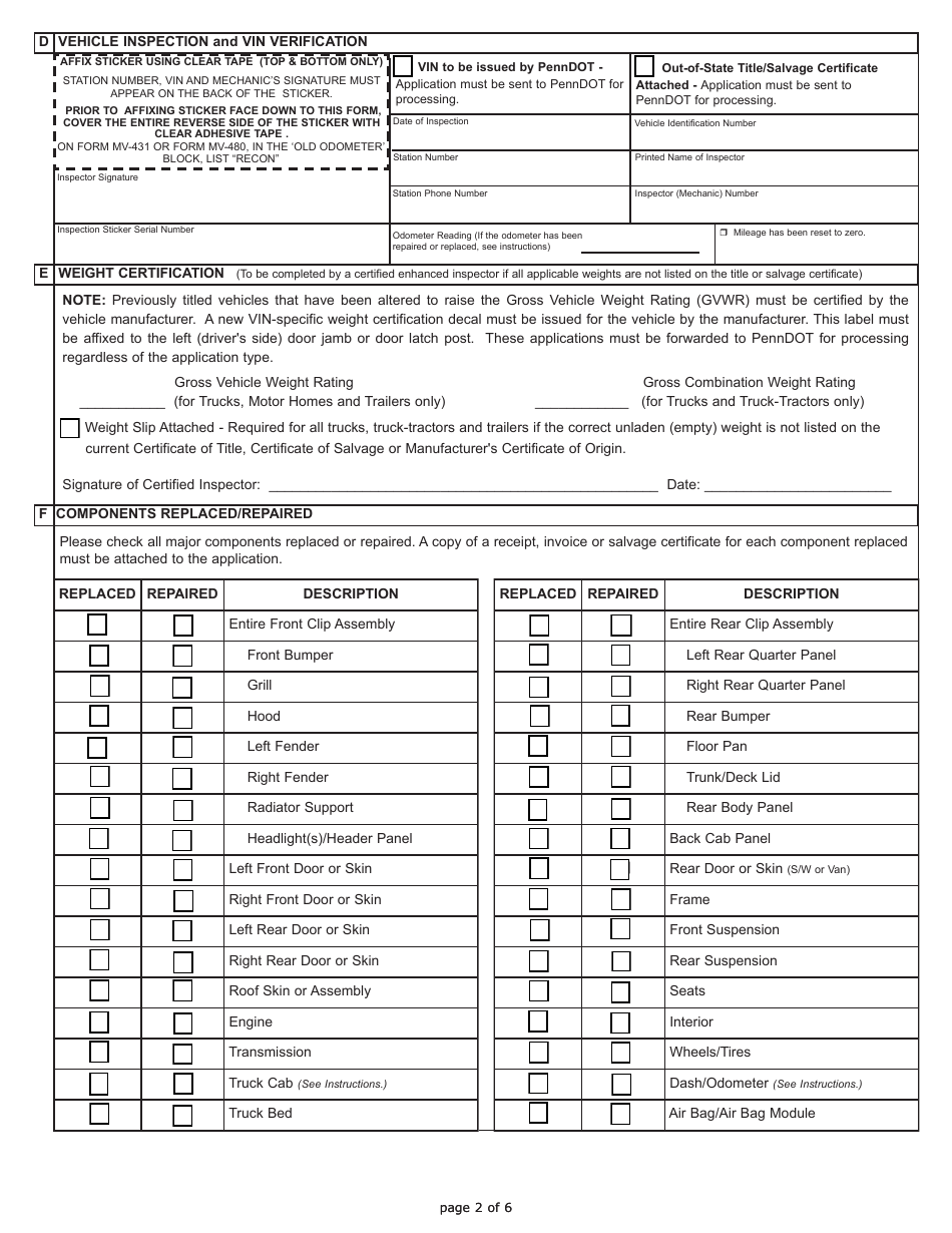 Form MV-426B Download Fillable PDF or Fill Online Application for ...