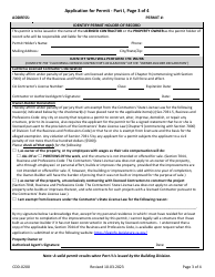 Form CDD-0200 Application for Permit - City of Sacramento, California, Page 3