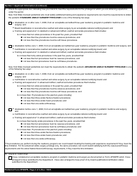 Podiatrist Form 5PODPR Application for Ankle Surgery Limited Permit - New York, Page 2