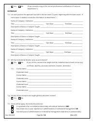 Application for Initial Authorization of a Postsecondary Educational Institution - Tennessee, Page 6