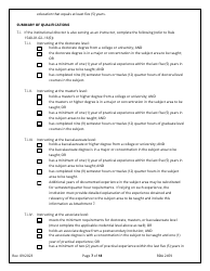 Application for Initial Authorization of a Postsecondary Educational Institution - Tennessee, Page 7