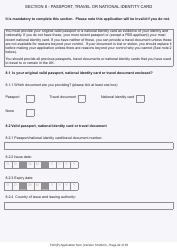 Form FLR(P) Application for an Extension of Stay in the UK as a Child Under the Age of 18 of a Relative With Limited Leave to Enter or Remain in the UK as a Refugee or Beneficiary of Humanitarian Protection and for a Biometric Immigration Document - United Kingdom, Page 22
