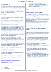 Form FLR(P) Application for an Extension of Stay in the UK as a Child Under the Age of 18 of a Relative With Limited Leave to Enter or Remain in the UK as a Refugee or Beneficiary of Humanitarian Protection and for a Biometric Immigration Document - United Kingdom, Page 2