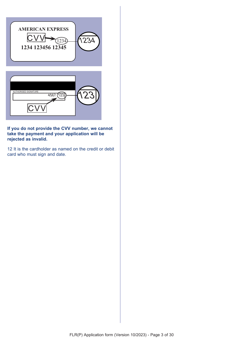 Form FLR(P) Application for an Extension of Stay in the UK as a Child Under the Age of 18 of a Relative With Limited Leave to Enter or Remain in the UK as a Refugee or Beneficiary of Humanitarian Protection and for a Biometric Immigration Document - United Kingdom, Page 3