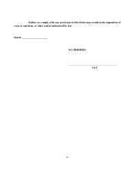 Compliance Conference Order - Queens County, New York, Page 6