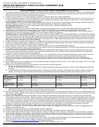Form DOT ADM-4043 ELB Limited Bid Emergency Force Account Agreement (Elb) - California, Page 3