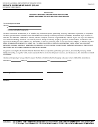 Form DOT ADM-3015 Service Agreement Under $10,000 - California, Page 5