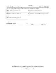 Form CCG0149 Order After Revocation Hearing - Cook County, Illinois, Page 2