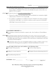 Form CCG0153 Order After Pretrial Detention Hearing - Cook County, Illinois, Page 2