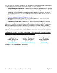 Form 102-112 Application for Easement Development - Alaska, Page 2