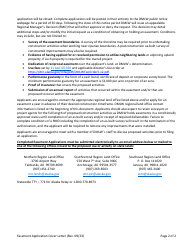 Form 102-112 Application for Easement - Alabama, Page 2