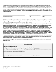 Personal Use Water Line Permit - Alaska, Page 3