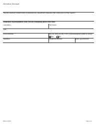 Form 1 (1552E) Notice of Termination of Employment Under Subsection 58(2) of the Employment Standards Act, 2000 - Ontario, Canada, Page 2